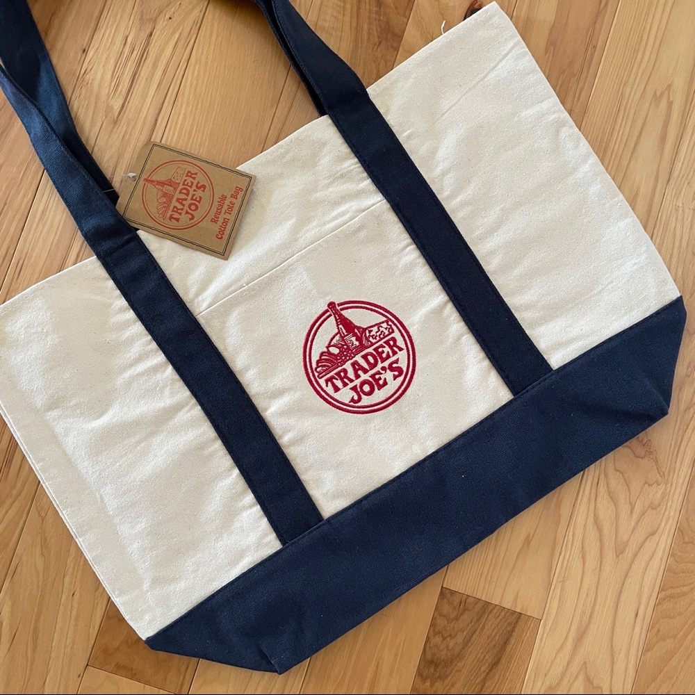 BACK IN STOCK! Original Trader Joe’s signature canvas tote bag.
